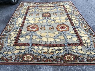 Auth: Vintage Voisey Arts And Crafts Rug TOP Quality Tufenkian Beauty 9x12 NR 2