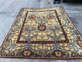 Auth: Vintage Voisey Arts And Crafts Rug TOP Quality Tufenkian Beauty 9x12 NR 3