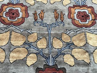 Auth: Vintage Voisey Arts And Crafts Rug TOP Quality Tufenkian Beauty 9x12 NR 6