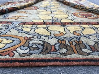 Auth: Vintage Voisey Arts And Crafts Rug TOP Quality Tufenkian Beauty 9x12 NR 8