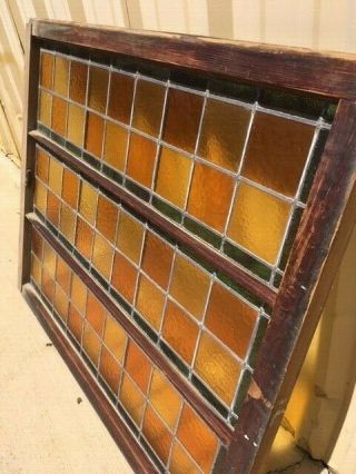antique stain glass window 47 - 1/4 