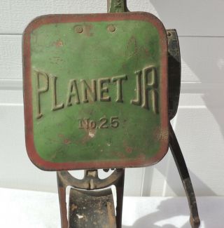 Antique/Vtg 1920s Planet Jr No 25 Planter/Seeder Collectible Garden Tool Decor 3