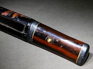 Makie Lacquered TANTO Sword KOSHIRAE w Fuchi/Kashira 19thC Japanese Edo Antique 7