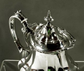 Reed & Barton Sterling Coffee Pot 1947 Hampton Court - No Mono 4
