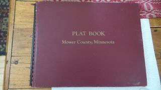 1942 Plat Book Of Mower County,  Minnesota Maps,  Spiral Bound,  Townships