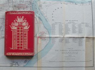 1904 China Shanghai City Guide,  Large Map Of Foreign Settlements Scarce