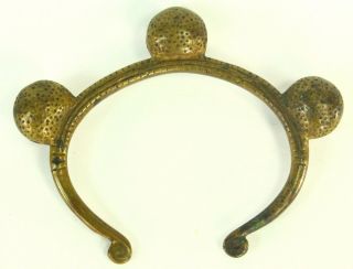 Antique African LOBI Bronze Bell Currency Cuff Bracelet Rattle Burkina Faso 2