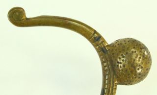 Antique African LOBI Bronze Bell Currency Cuff Bracelet Rattle Burkina Faso 6