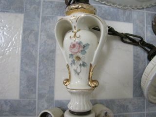 Antique or Vintage chandelier from the 1930s Porcelier 4