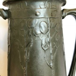 Antique Tudric Archibald Knox / Liberty Pewter Loving Cup FOR OLD TIMES SAKE 4