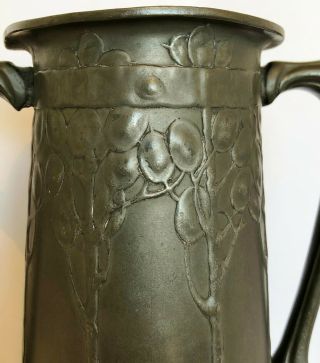 Antique Tudric Archibald Knox / Liberty Pewter Loving Cup FOR OLD TIMES SAKE 5
