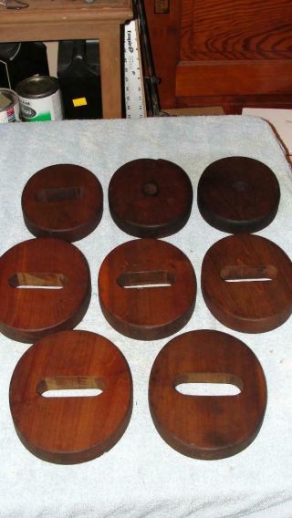 Millinery Mercantile Haberdashery Industrial 8 Wood Hat Size Stretchers