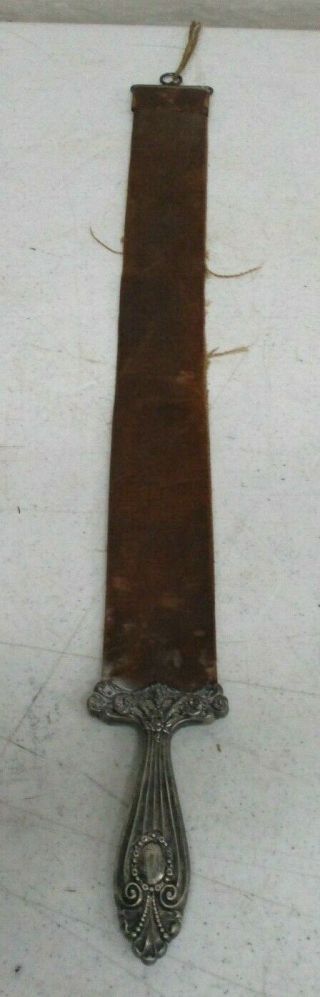 ANTIQUE 1800 ' S 19TH CENTURY LEATHER BARBER STRAP 23 