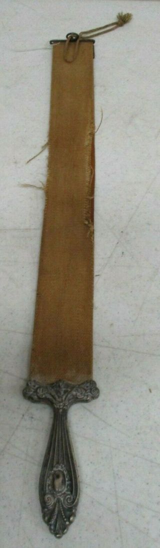 ANTIQUE 1800 ' S 19TH CENTURY LEATHER BARBER STRAP 23 