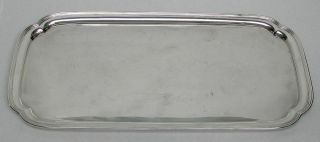 1931 Birmingham Sterling Silver Rectangle 16 " X 8 " Long Vanity Tray