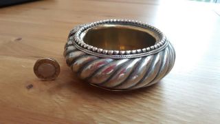 Vintage Brass/low Grade Silver? Collectable Slave Currency Bracelet/bangle