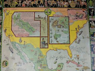 Three Large Mexico Pictorial Maps by Miguel Gomez Medina & Jo Mora 6