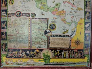 Three Large Mexico Pictorial Maps by Miguel Gomez Medina & Jo Mora 7