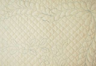Well Quilted Vintage All White Bride 