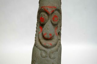 Old Vintage Magic Stone on Stand from Vanuatu,  Hebrides,  Melanesia 10