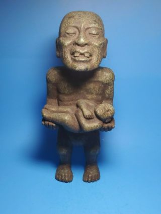 Pre - Columbian Toltec Huehueteotl Figure (large)