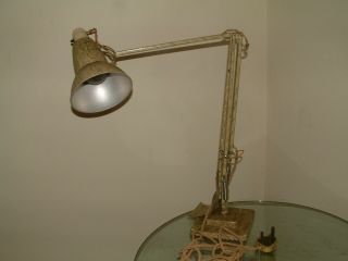 HERBERT TERRY ANGLPOISE DESK LAMP,  MINOR MODEL RARE CONDTION WITH LABEL 9