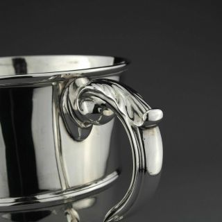 Antique George II Solid Sterling Silver Twin Handled Trophy Cup,  Lon.  1744,  750g 10