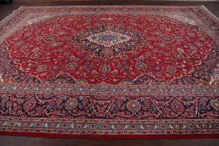 4th Of July Deal Vintage 10x13 Traditional Floral Oriental Area Rug Hand - Knotted