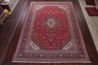 4TH OF JULY DEAL VINTAGE 10x13 TRADITIONAL FLORAL ORIENTAL AREA RUG HAND - KNOTTED 3