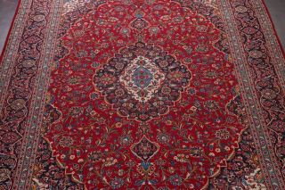 4TH OF JULY DEAL VINTAGE 10x13 TRADITIONAL FLORAL ORIENTAL AREA RUG HAND - KNOTTED 4