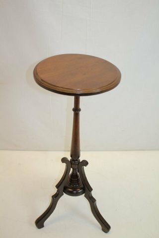 Antique Victorian Walnut Candle Stand,  Side Table,  Circa 19th