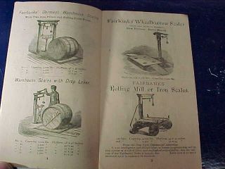Orig 1875 FAIRBANKS Railroad - Hay - Coal SCALES Advertising BOOKLET 2