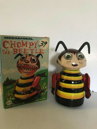 Japan Tin Chompy The Beetle Wind Up
