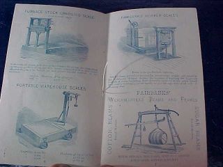 Orig 1873 FAIRBANKS Railroad - Hay - Coal SCALES Advertising BOOKLET 2