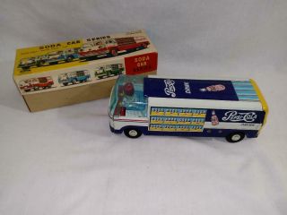 Rare 1960 Taiyo Pepsi - Cola Delivery Truck Near Wow