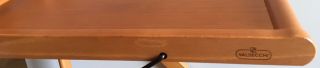 Authentic Valsecchi Mid Century Modern TEAK Wood Bar Cart Folds Up Italy 7