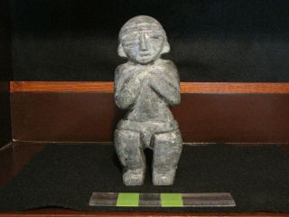Pre/post Columbian,  Choice Green Stone Standing Figure,