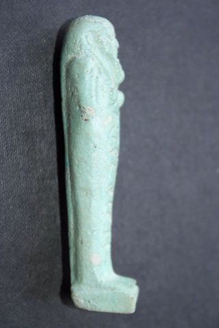 ANCIENT EGYPTIAN USHABTI 30th DYNASTY c.  360 BC PANEL of HEIROGLYPHICS 2