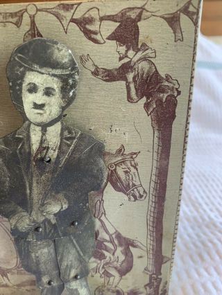Rare Charlie Chaplin tin clockwork windup toy,  B&R USA 3