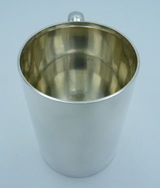Victorian Silver Pint Tankard 1899 (Cup,  Mug) - No Monogram etc 2