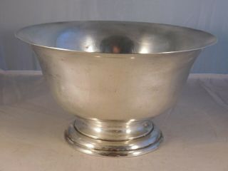 Vintage Large Stieff Sterling Silver Serving Bowl 028 575 Grams