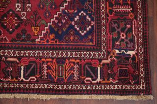 Vintage South - Western Tribal Joshaghan Persian Oriental Area Rug Hand - Made 7x10