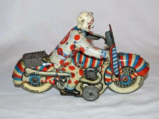 Mettoy UK 1st Prize Clown Motorcycle - 3