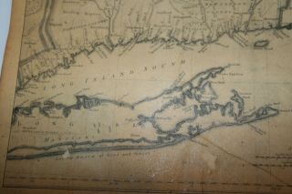 Vintage Thomas Jefferys Map Connecticut,  Rhode Island,  Massachusetts 1755 10