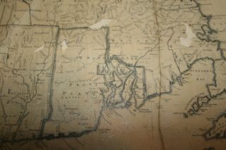 Vintage Thomas Jefferys Map Connecticut,  Rhode Island,  Massachusetts 1755 8