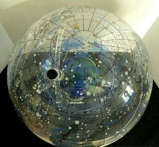 Vintage 1986 Starship Earth II Celestial Globe With Lucite Stand No Box Ex Cond 6