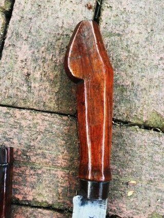 Antique Indonesian Sword GOLOK Yataghan Yatagan Silat Keris No Shamshir 4