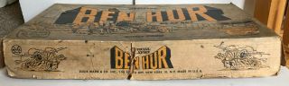 WOW BIG Vintage 1958 BEN HUR Marx PLAYSET/MANY FIGURES PARTS & BOX Series 5000 10