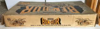 WOW BIG Vintage 1958 BEN HUR Marx PLAYSET/MANY FIGURES PARTS & BOX Series 5000 11