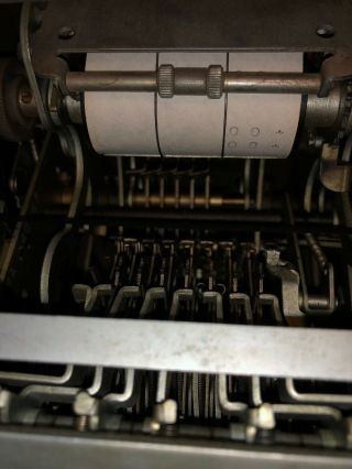 Vintage Antique Smith Corona Hand Crank Calculator Adding Machine 5
